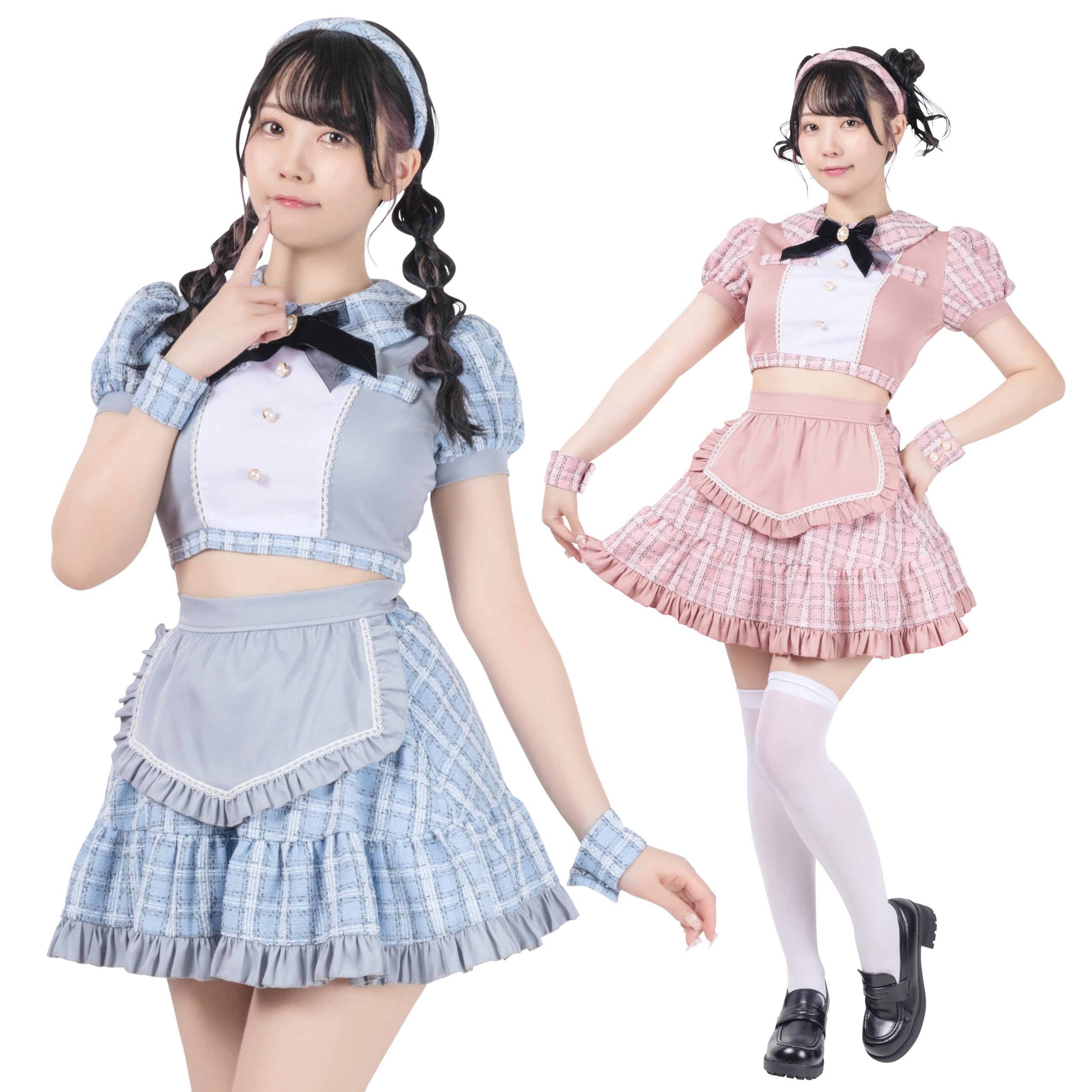 クリアストーン(Clearstone) リリカルパレット コスプレ ハロウィン アイドルツイードメイド レディース ブルー